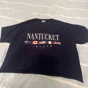 Women’s Brandy Melville Nantucket cropped T-shirt